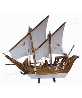 Uru, Kerala Traditional Wooden Boat (Double Sail)