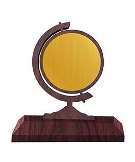 world globe Wooden Memento