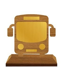 Bus Wooden Memento