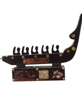 Chundan Vallam Spice Container :  Kerala Snake Boat Miniature (Without Spice)