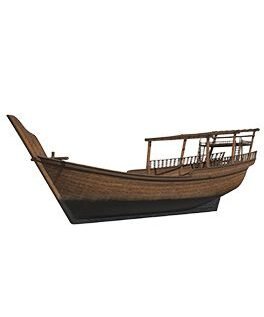 Traditional Arabic Wooden Boat Model - Dhow