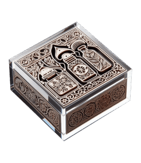 Acrylic Spice Box with Engraved Detailing (Without Spice)