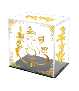 Clear View Acrylic Box with Lord Vigneshwar Print