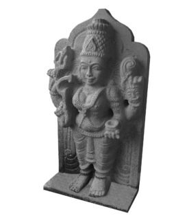 Maa Kali Black Stone Statue