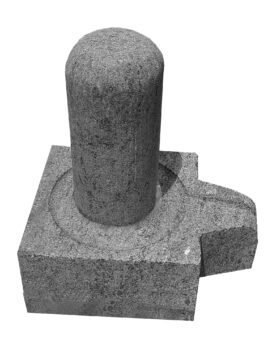 Black Stone Shiva Linga – Sacred Lord Shiva Idol for Pooja and Temple