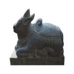 Kerala Black Stone Nandi Statue
