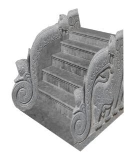 Black Stone Sopanam – Traditional Temple Steps for Puja & Decor