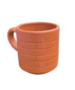 Clay Cloud Handmade Brown Clay Terracotta Cup