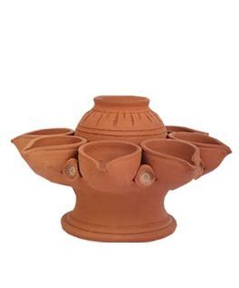 Kerala Traditional Clay Mud Dheepam Vilakku