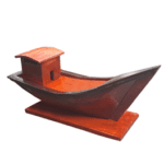 Traditional Wooden Kerala Fishing Boat Model