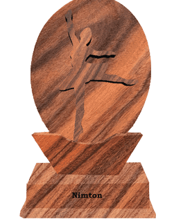 Eco-Friendly Wooden Dancing Woman Memento