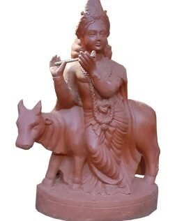 Kerala Traditional Clay Mud Sri Krishna Statue