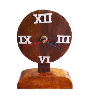 Eco-Friendly Wooden Table Clock – Timeless Elegance for Your Space
