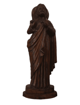 WOODEN YESHU STATUE ( 18x6x7 INCHES)