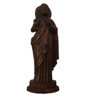 WOODEN YESHU STATUE ( 18x6x7 INCHES)