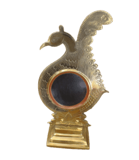 Aranmula Peacock Mirror (11.5x6 inches)