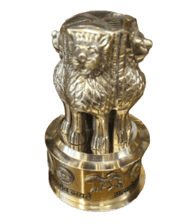BRASS  ASHOKA STHAMBHAM (6 X 3.5 X 3.5 INCHES)