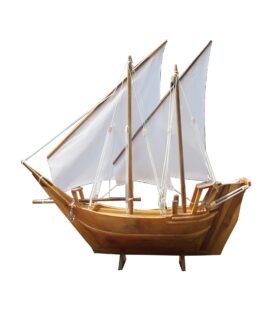 Polished Wooden  Kerala Sailing Uru Model