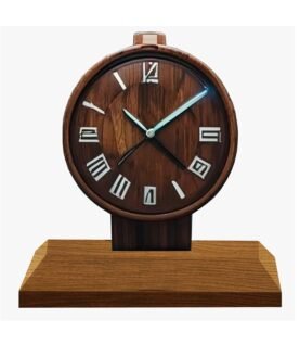 Nimton Analog Round Wooden Clock
