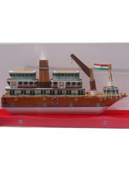 Premium Handcrafted Wooden Ship Miniature with Acrylic Box – Customizable for Gifting & Decor (Copy)