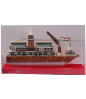 Premium Handcrafted Wooden Ship Miniature with Acrylic Box – Customizable for Gifting & Decor (Copy)
