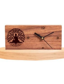 Stylish Fluorescent Table Clock – Glow-in-the-Dark Modern Desk Clock for Home & Office Decor