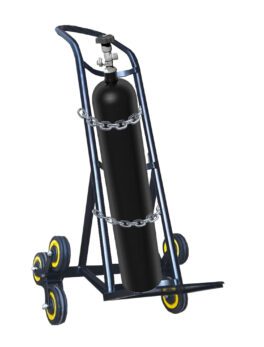 Heavy-Duty Stair Climbing Industrial Gas Cylinder Trolley