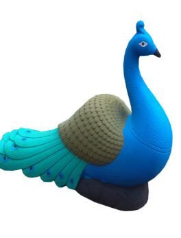 Peacock Cement Sculpture - Decorative Home & Garden Decor