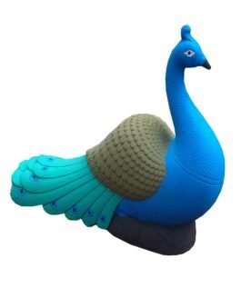 Peacock Cement Sculpture - Decorative Home & Garden Decor