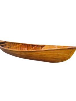 Wooden Rowboat Outdoor or Indoor Display of Ceiling Light