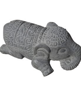 Elephant Stone Sculpture - Decorative Home & Garden Model