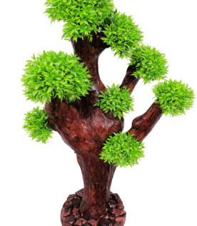 Artificial Tree – Coffee Tree Wood with Plastic Leaves