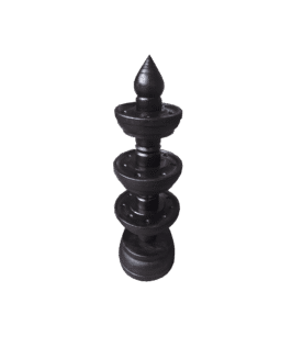 Kerala Karungal / Karinkal / Grey Stone Vilakku (Lamp)