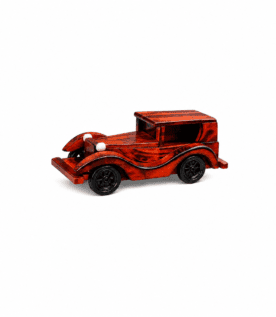 Handcrafted Vintage Wooden Classic Car Model – Retro Antique Decorative Car Showpiece
