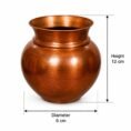 copper pot inches