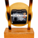 digital clock back
