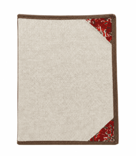 Eco-Friendly Jute Conference File Folder | Premium Certificate & Document Holder for Office, Meetings & Events