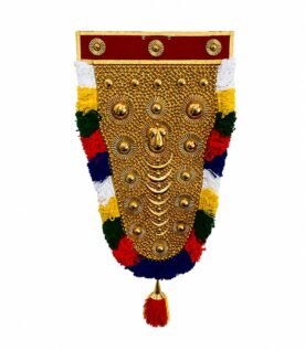 Traditional Kerala Elephant Nettipattam – Handmade Temple Festival Decorative Caparison