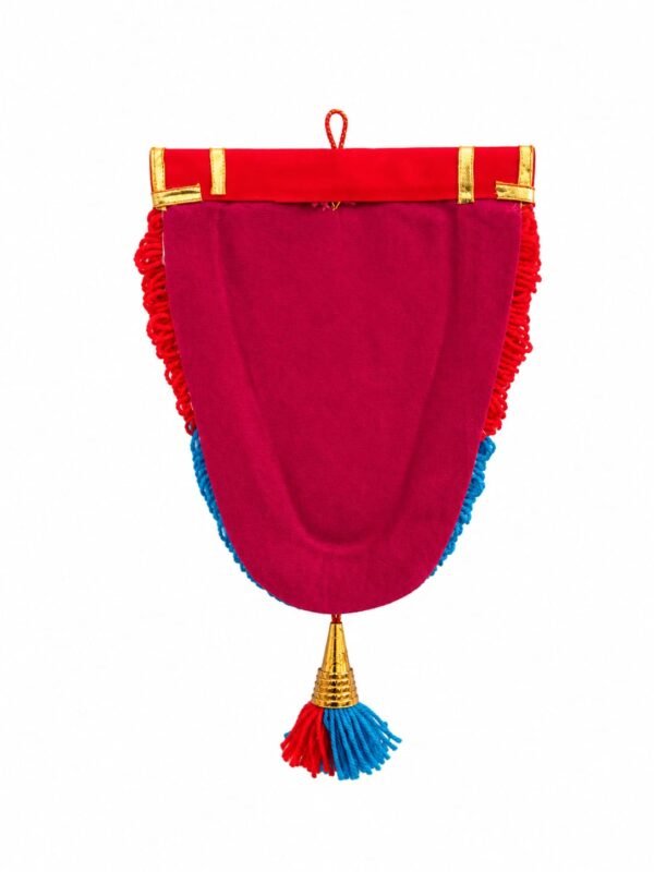 red blue nettipattam back red blue nettipattam back