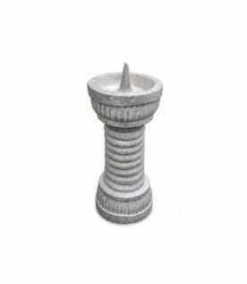 Natural Grey Stone Temple - Home Decorative Lamp