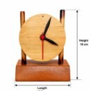 table clock inches