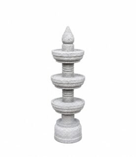 Natural Grey Stone Garden Fountain