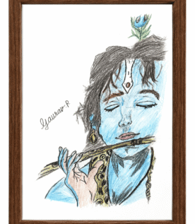 Krishna Artwork from Guruvayoor Temple Auction