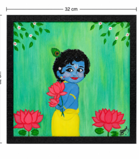 krishna photo frame 1 inches