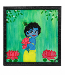 A Beautiful Unnikannan Painting from the Guruvayoor Temple Auction