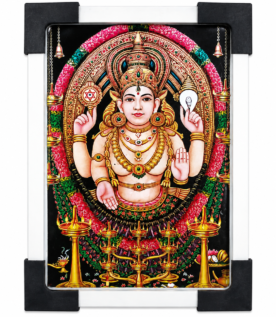 Guruvayoor Temple Auction - Framed Chottanikkara Amma Devotional Artwork