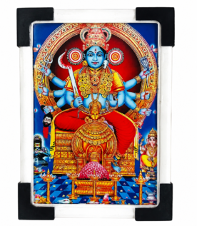 Guruvayoor Temple Auction - Framed Bhagavathi Devotional Artwork