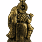 antique radha krishna back