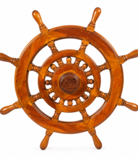 Decorative Wooden Boat Steering Wheel