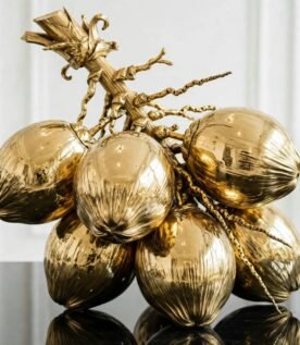 Elegant Brass Coconut Bunch